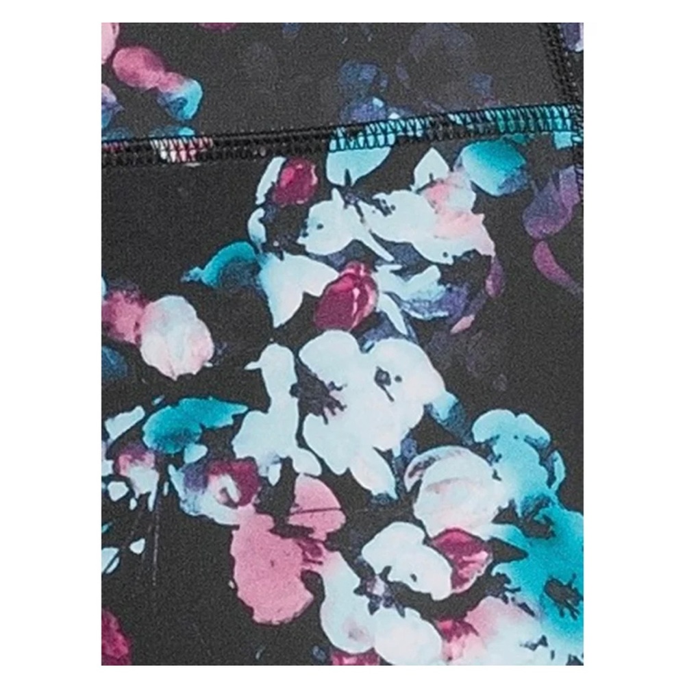 New Avia Floral Workout Running Yoga Leggings Size Large 12-14 NWT - Picture 4 of 6